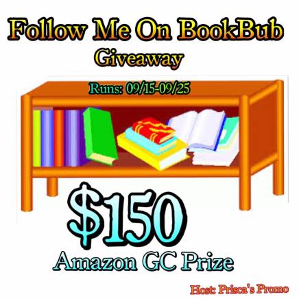 Follow Me On BookBub Giveaway Banner